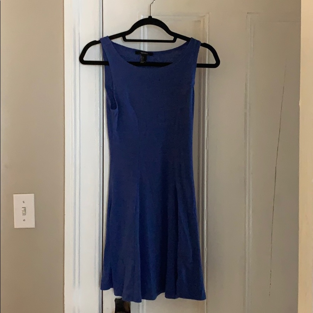Blue tank dress